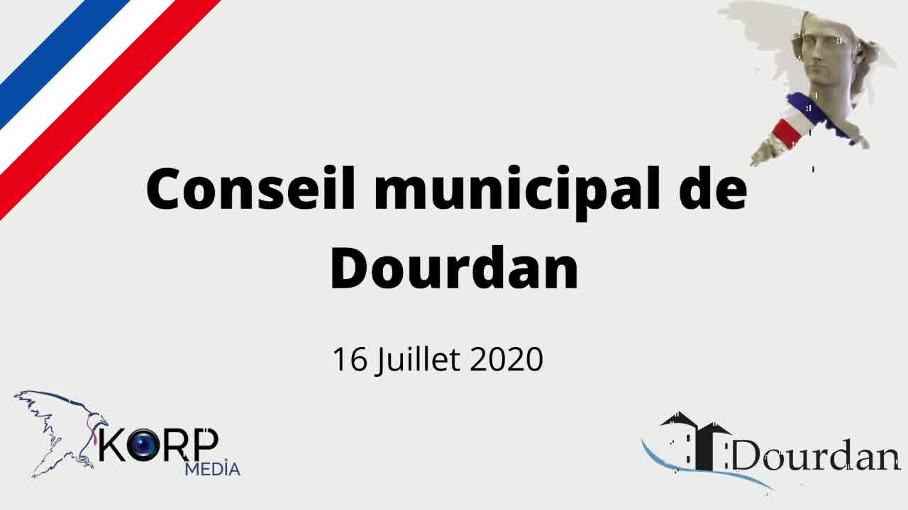 Mairie de Dourdan - Conseil municipal du 16 juillet 2020