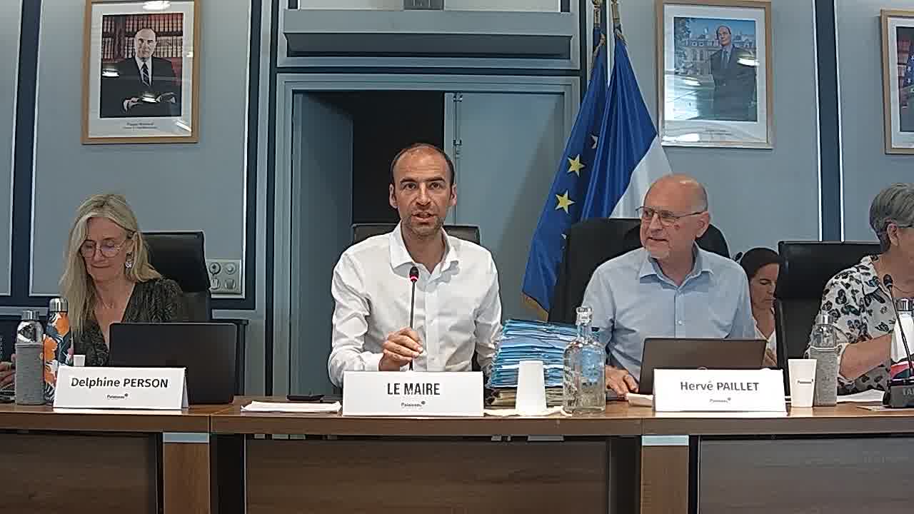 Mairie de Palaiseau - Conseil Municipal du 30 juin 2025